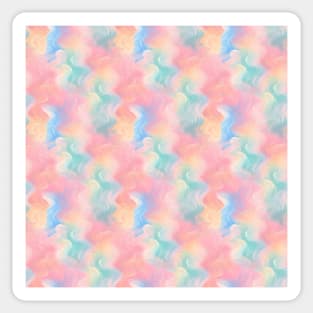 Pastel wave pattern Sticker